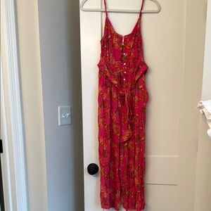 Free People Floral Jumpsuit